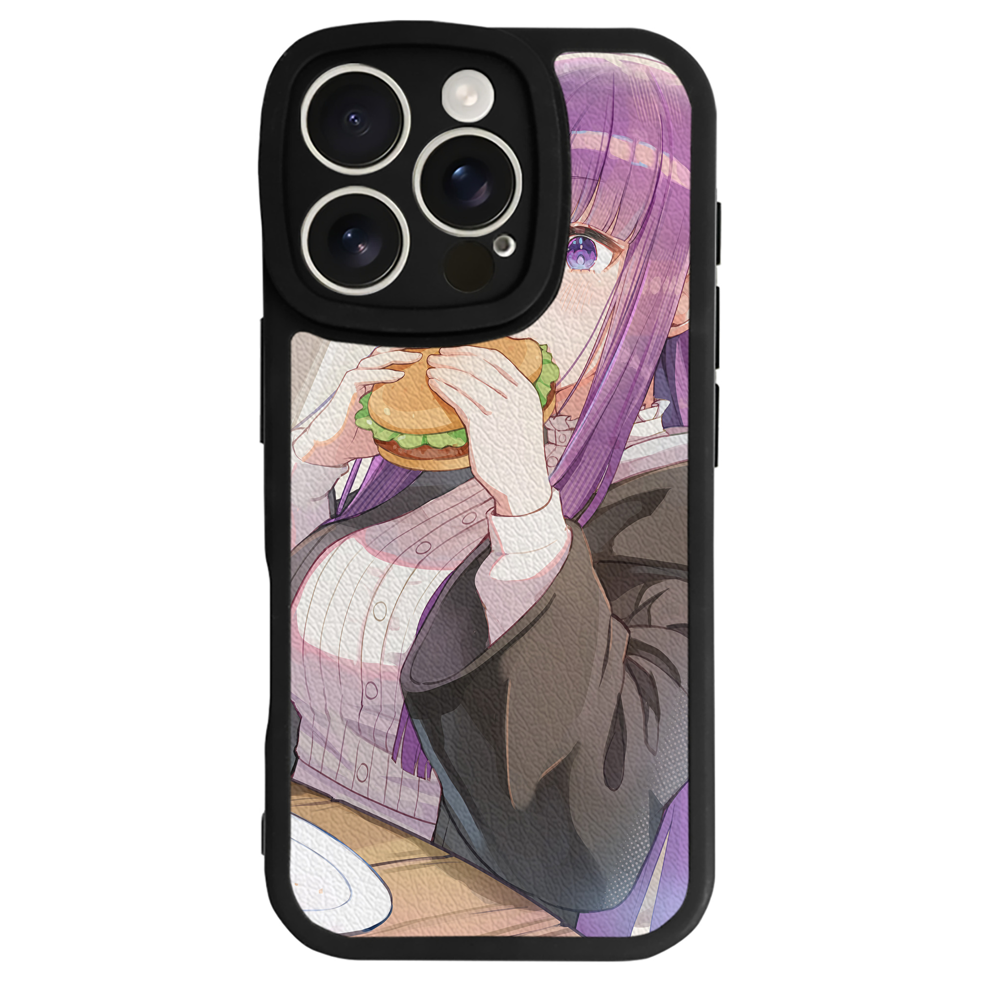 （画像用） 葬送のフリーレン Frieren 【iPhone 16シリーズ対応】シリコンスマホケース（レザー調） 材質：シリコン